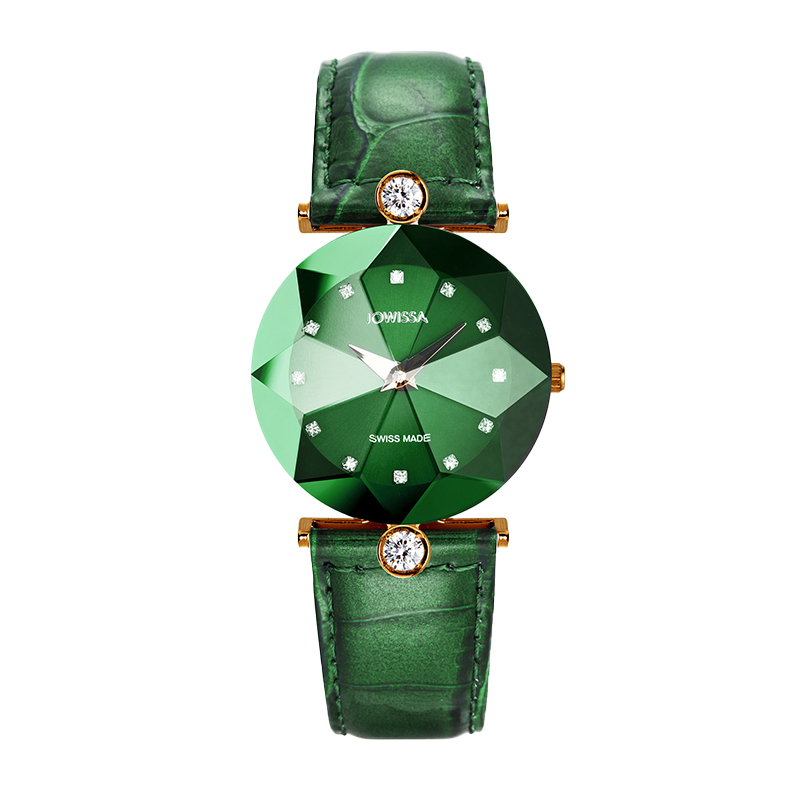 绿水鬼手表女瑞士女款十大名牌女士石英表绿色表盘女表品牌小绿表