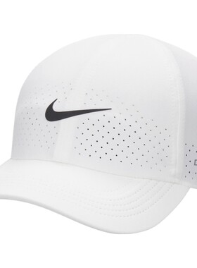 NIKE耐克男女户外遮阳帽百搭鸭舌帽跑步运动休闲帽子FB5598-100