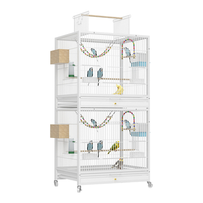 鸟笼子鹦鹉笼豪华别墅大号可叠加