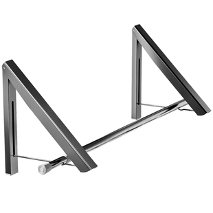 隐形晾衣架折叠壁挂式杆免打孔室内晾晒绳窗户阳台伸缩飘窗晾衣架