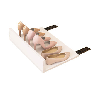 踢脚抽屉鞋柜底部滑轮托盘入户可移动换鞋板玄关柜下反弹抽拉鞋架