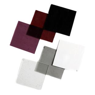 COE96彩色热熔玻璃片Fusible Glass创意灯工手工微波窑炉工艺首饰