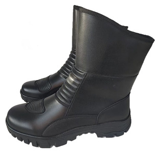 冬季摩托车骑行靴男防寒铁骑靴骑警马靴高帮摩旅机车鞋雪地靴大码