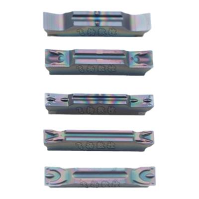 七彩切槽切断刀片淬火钢钛合金