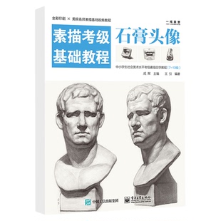 一线美誉石膏五官素描书头像诀窍 人物教程敲门砖全解析基础结构单体临摹范本画册考级联考美术绘画零基础入门经典训练艺考题照片