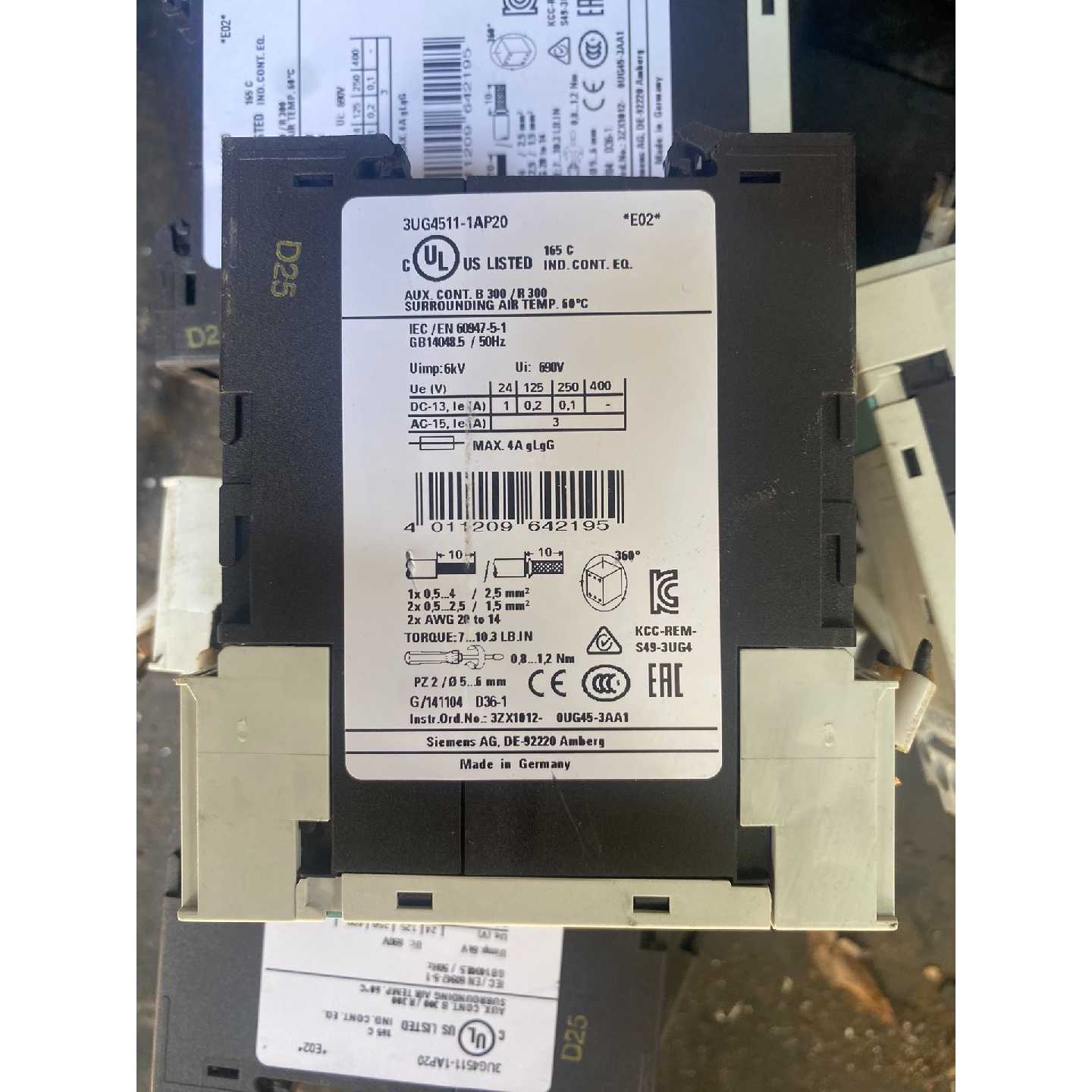 议价西门子3UG4511-1AP20,拆机的,功能包好,单价全网