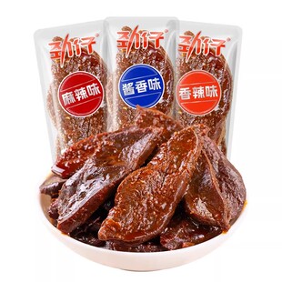 劲仔手撕肉干香辣酱香多种口味卤制鸭肉零食独立包装休闲解馋麻辣
