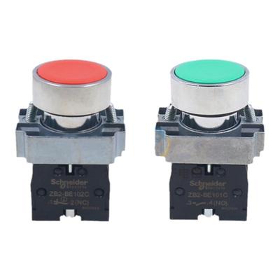 施耐德XB2自复位自锁按钮开关