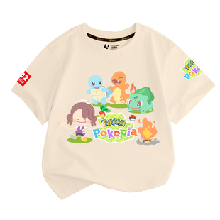 宝可梦Pokopia精灵动漫游戏百变怪短袖t恤衫男女儿童装学生款半袖