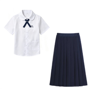 泰国泰式校服日系学院风男女高初中运动会毕业班服jk制服衬衫套装