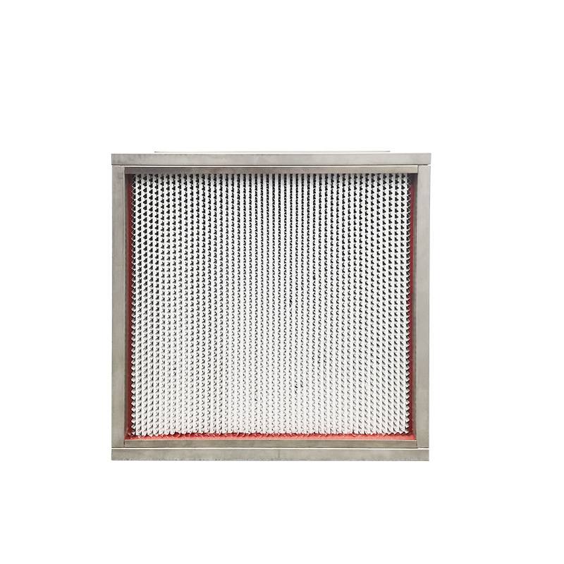 耐高温高效空气过滤器涂布机烤箱UV炉烘干房耐NMP腐蚀高温过滤器