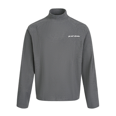 TIRED简约刺绣德绒打底衫保暖