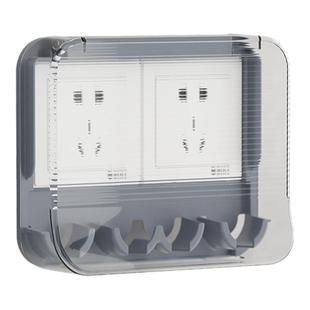 多功能插座防水罩粘贴式防水插座盒浴室开关保护盖插头挡水保护盒