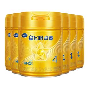 抢先购|飞鹤星飞帆卓睿4段3-6岁儿童配方牛奶粉750g*6罐