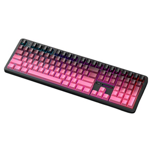 狼蛛F108客制化机械键盘无线蓝牙三模办公电竞游戏热插拔PBT侧刻