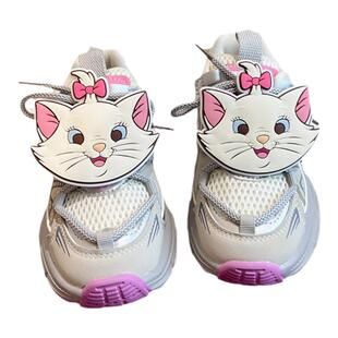 儿童运动鞋2026春秋新款女童鞋子春款老爹鞋女款宝宝网面透气网鞋