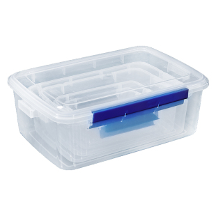 保鲜盒家用塑料收纳盒长方形商用厨房冰箱密封透明储物盒子可冷冻