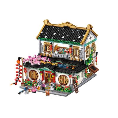 过年礼物拼搭成人玩具模型