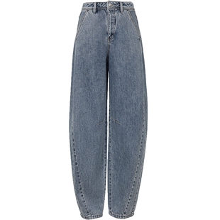 ONLY2026春季新款艺术感吸睛烫钻立体分割剪裁气球裤长裤牛仔裤女