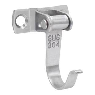 不锈钢小挂钩墙上壁挂玄关挂钩试衣间门后衣服挂衣钩打孔衣帽钩