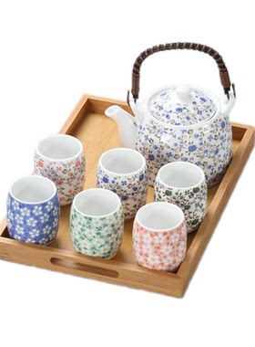 小清新提梁壶茶具套装大号茶壶