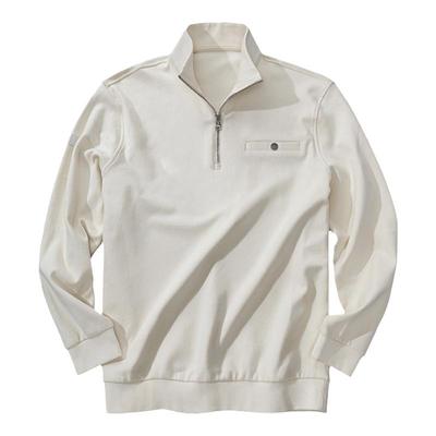 MrBu布先生拉链立领纯棉卫衣男