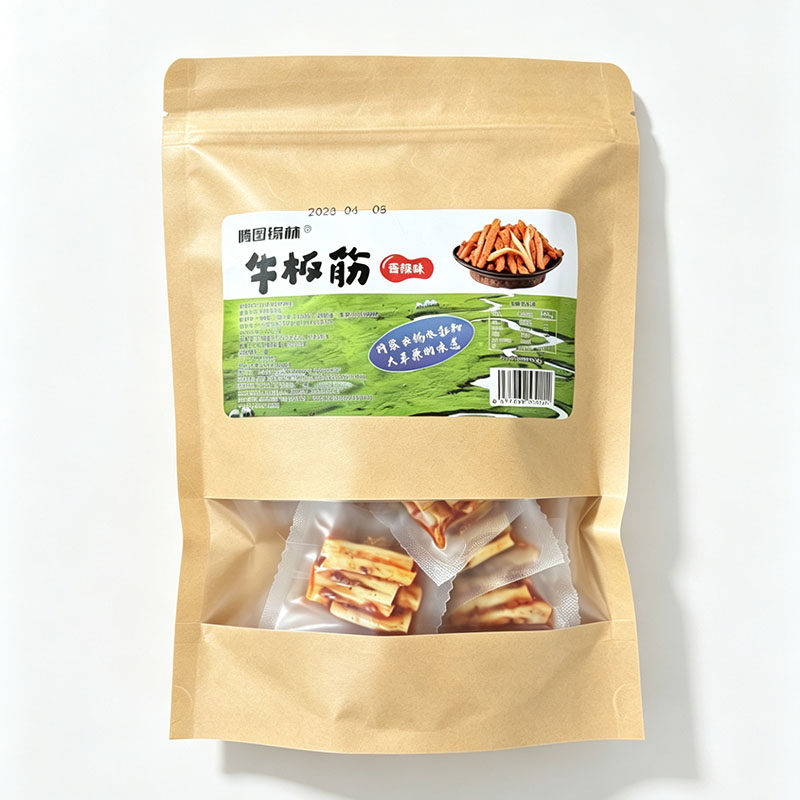 腾图锡林牛板筋500g正宗香辣孜然休闲零食小吃熟食牛黄喉内蒙特产