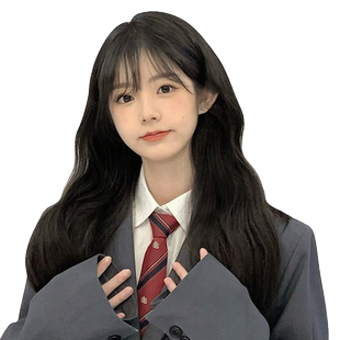 哼唧假发女长发大波浪长卷发lolita自然空气刘海假发全头套式假发