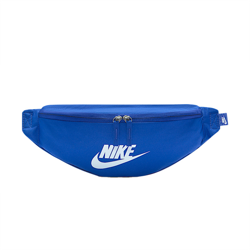Nike耐克黑色斜挎包学生通勤胸包运动帆布单肩包男女腰包DB0490