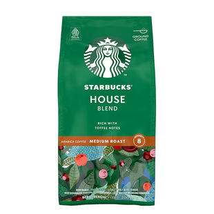 星巴克咖啡粉中度烘焙特选综合研磨阿拉比卡咖啡粉200g/袋