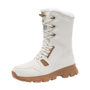 SkyPilot雪地靴女款加绒加厚防水防滑厚底东北长筒棉靴保暖雪鞋男