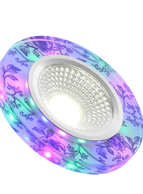 led客厅嵌入式天花灯孔灯7.5公分