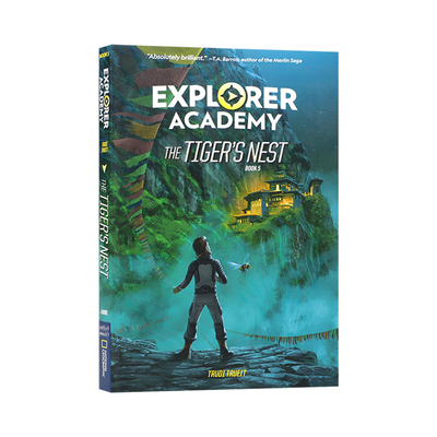 送音频英文原版小说Explorer Academy探险家学院#5: The Tiger's Nest 虎穴中小学生英语课外阅读冒险故事书桥梁章节书10-14岁