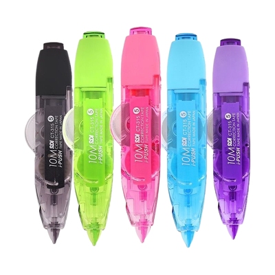 SDI手牌修正带CT-315学生简约大容量按动式涂改带改正带可换替芯