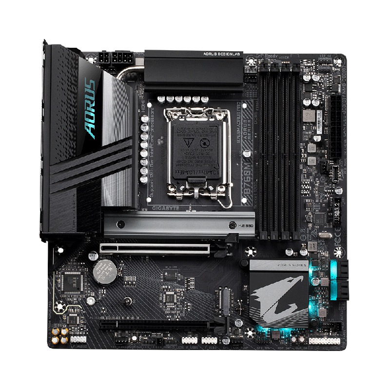 全新技嘉B760M主板Z790AORUS小雕AX雪雕gamingac雕妹wifi主板ddr5