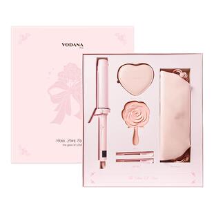 【女神节礼物】VODANA润盈玫瑰之恋限定礼盒韩系慵懒负离子卷发棒