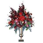 仿真花假花酒店大堂前台别墅商场客厅摆台高档轻奢装饰花摆设摆件