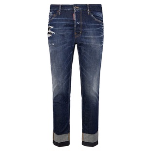 DSQUARED2/D2次方 2026春夏男士休闲时尚牛仔裤Teddy