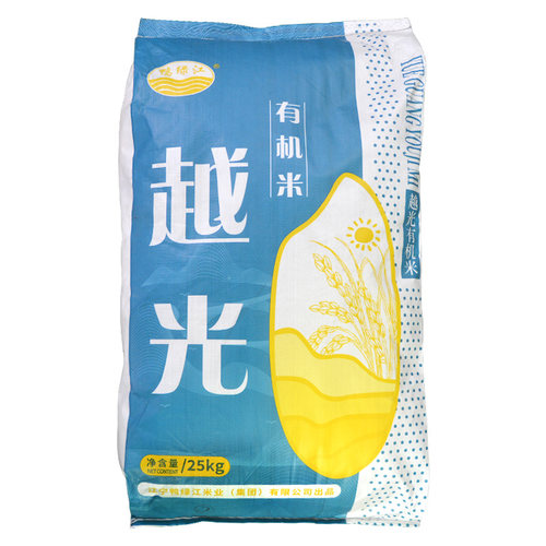 辽宁鸭绿江米业越光有机米25kg 日韩料理食材饭团 寿司米东北大米