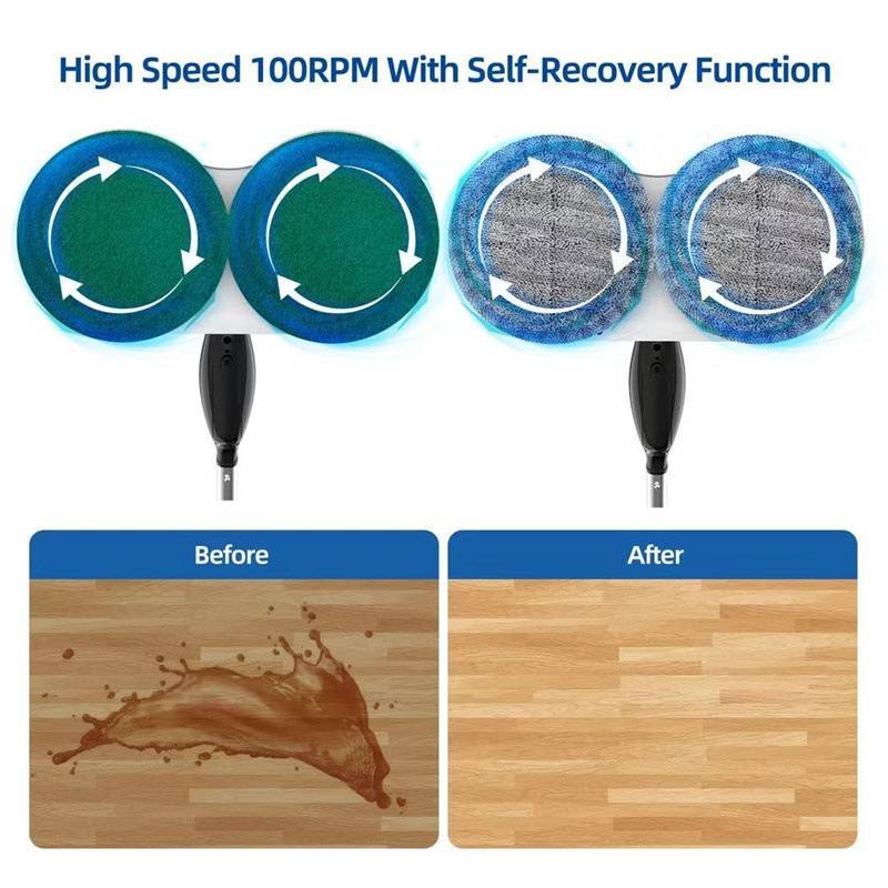 跨境可无线电动拖把全自动家用一体机扫地懒人拖把免拖地手洗