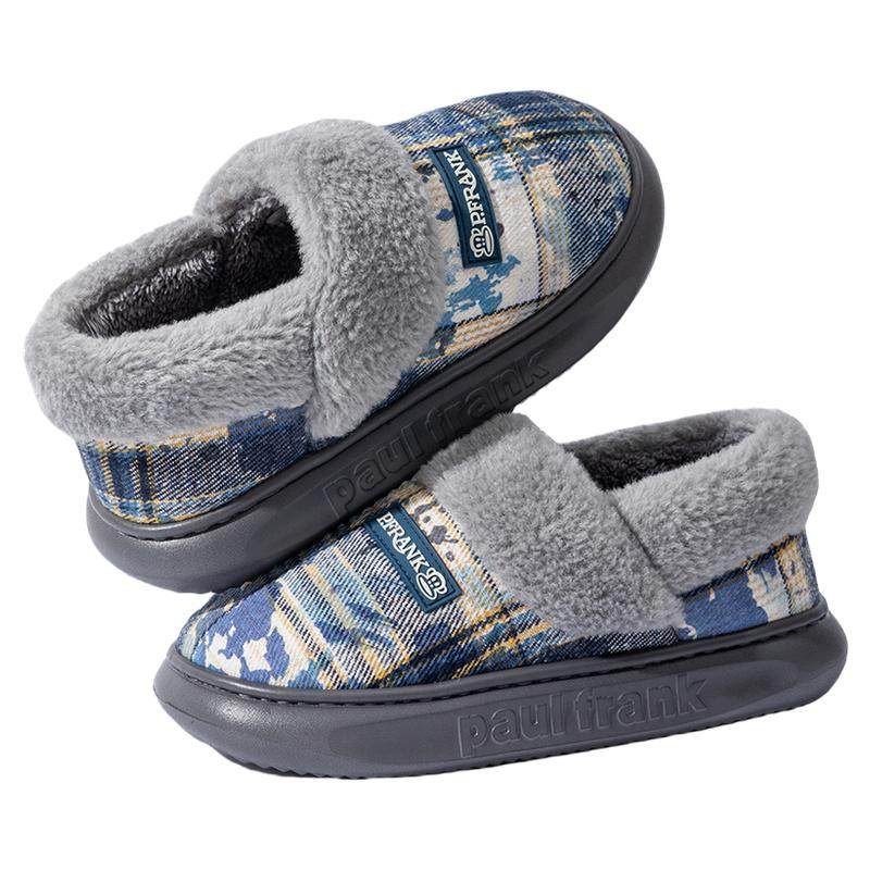 大嘴猴棉拖鞋男士2025新款冬季加绒保暖情侣包跟可外穿月子棉鞋女