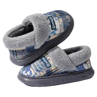 大嘴猴棉拖鞋男士2025新款冬季加绒保暖情侣包跟可外穿月子棉鞋女