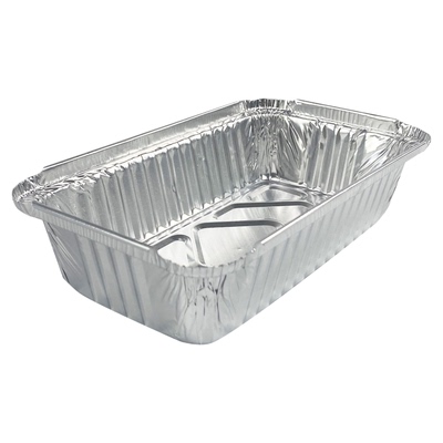 锡纸烧烤盒185/1813款700毫升整箱商用加厚长方形铝箔打包盒厂家