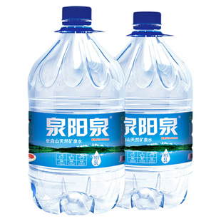 泉阳泉长白山天然矿泉水600ml小瓶整箱装5L升大桶家庭用桶装冷泉