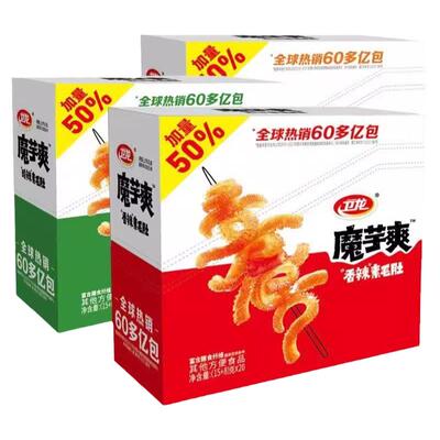 卫龙魔芋爽4包麻辣辣条