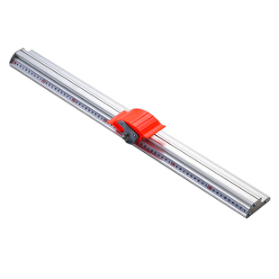 新款滑动防护裁剪尺KT板装饰广告纸箱精准刻度切割防滑美工尺工具