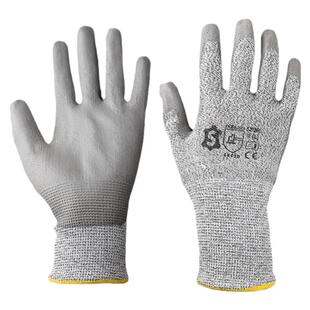 防割手套耐磨防水防滑丁青浸胶手套耐油防刺防割维修搬运劳保手套