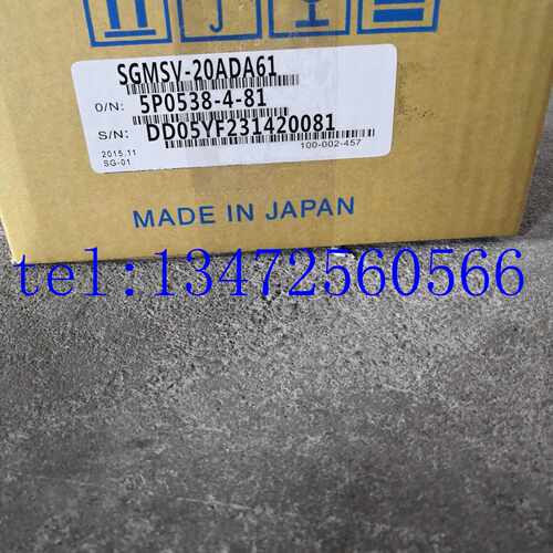 议价安川伺服电机SGMSV-20ADA61原装现货出售 质保一年 链接实物