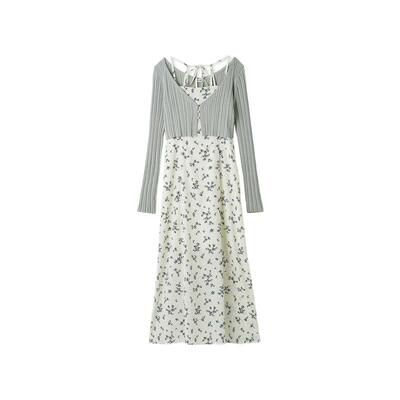 LILYBROWN吊带针织2件套连衣裙