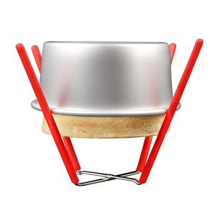 戚风蛋糕倒扣冷却架烘焙工具四爪不锈钢硅胶折叠蛋糕胚晾凉架家用